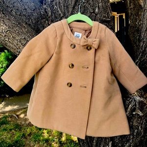 Baby gap camel coat 12-18mo